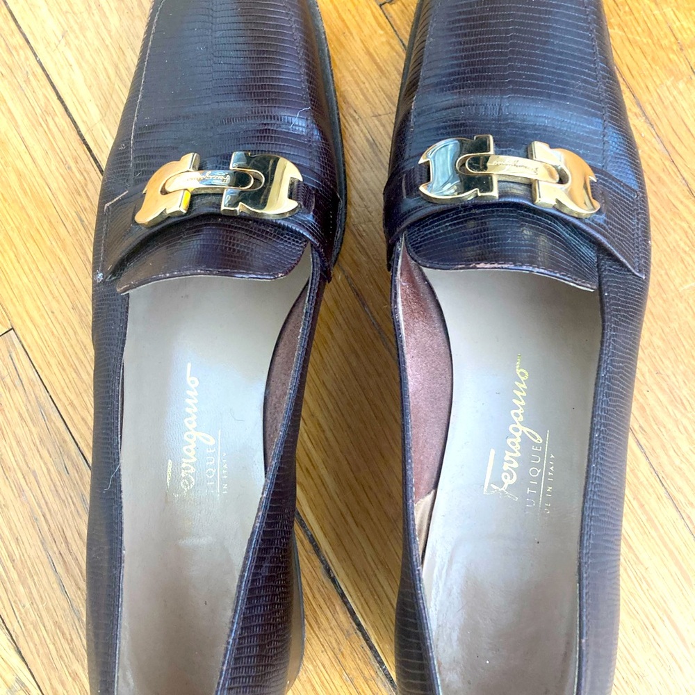Salvatore Ferragamo Women's Brown Loafers